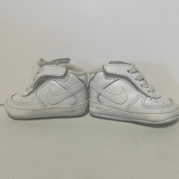 Nike Other - Nike White High-Top Sneakers Smooth Leather